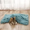 Dog Bed Mat Pet Cat Plush Soft Warm Cushion Pet Washable Candy Colored Blanket Kennel Puppy Pet Cat Dog Supplies Suit For Winter 3