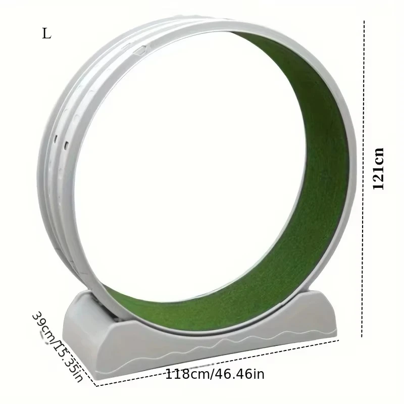 Extra-Large Silent Cat Exercise Wheel-Durable, Non-Electric Indoor Fitness Treadmill For Cats With Safety Locking Mechanism