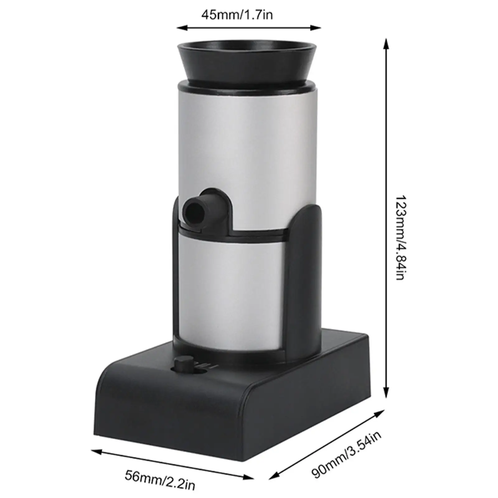 Portable Drinks Foods Cocktail Smoker Wind Adjustable 2 AA Batteries Operated