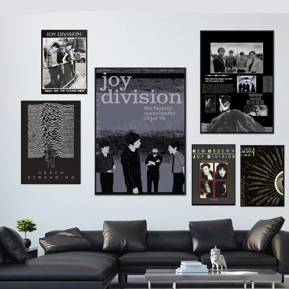 British Post Punk Band Joy Division Poster Stickers Indoor Wall