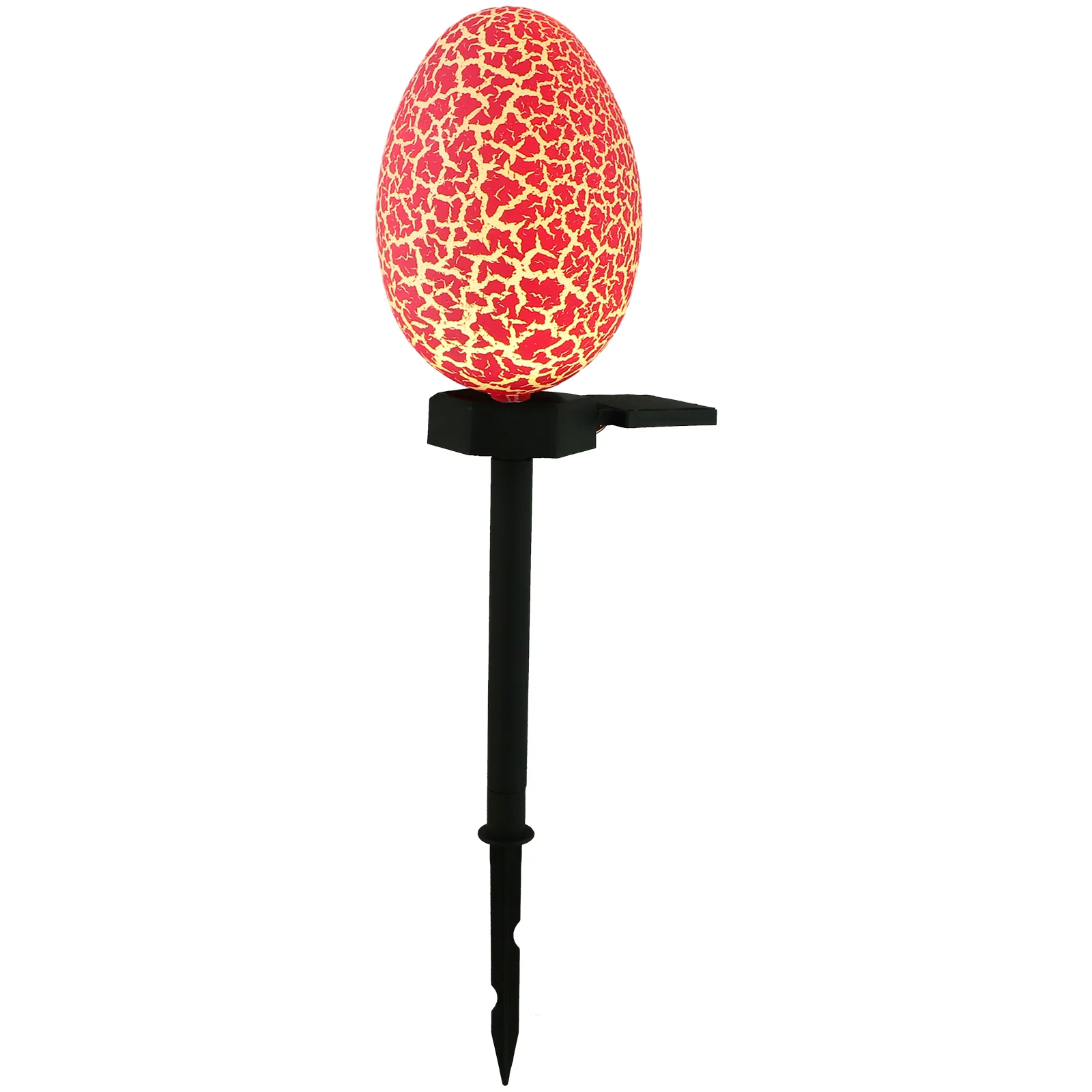 

Solar Ground Plug Light Easter Lights Outdoor Egg Colored Abs Landscape Decor Lamp