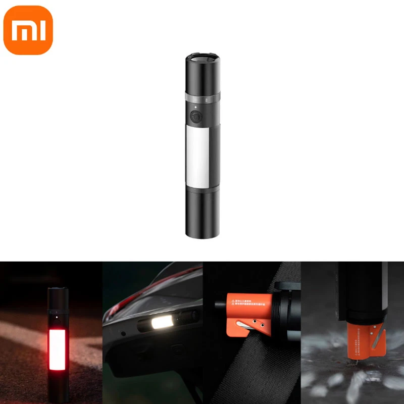 Xiaomi Mijia Multi functional LED Flashlight Zoomable Ultra Bright
