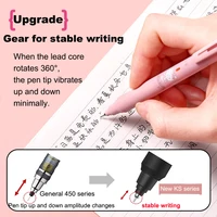 Uni Cartoon Automatic Pencil, 0.5mm Kuru Toga Auto Lead Rotation Kawaii Pen,  Japanese Pretty Stationery for Women Girls potlood 2