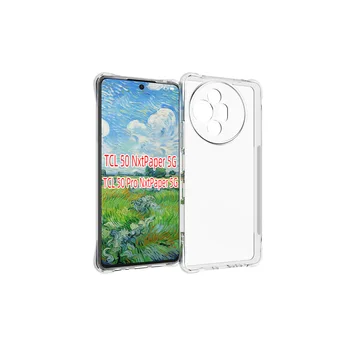 For TCL 50 Nxtpaper 5G mobile phone protective case transparent TCL 50Pro Nxtpaper 5G all-inclusive anti-drop soft case 1
