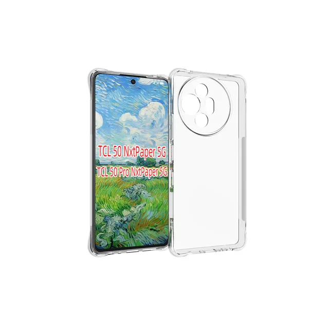 For TCL 50 Nxtpaper 5G mobile phone protective case transparent TCL 50Pro Nxtpaper 5G all-inclusive anti-drop soft case 1