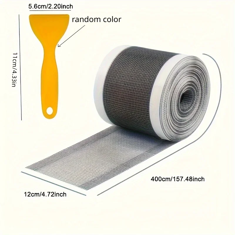 12cm*4m Cutable Shower Drain Hair Catcher Disposable Shower Drain Sticker Easy To Stick Suitable for Home