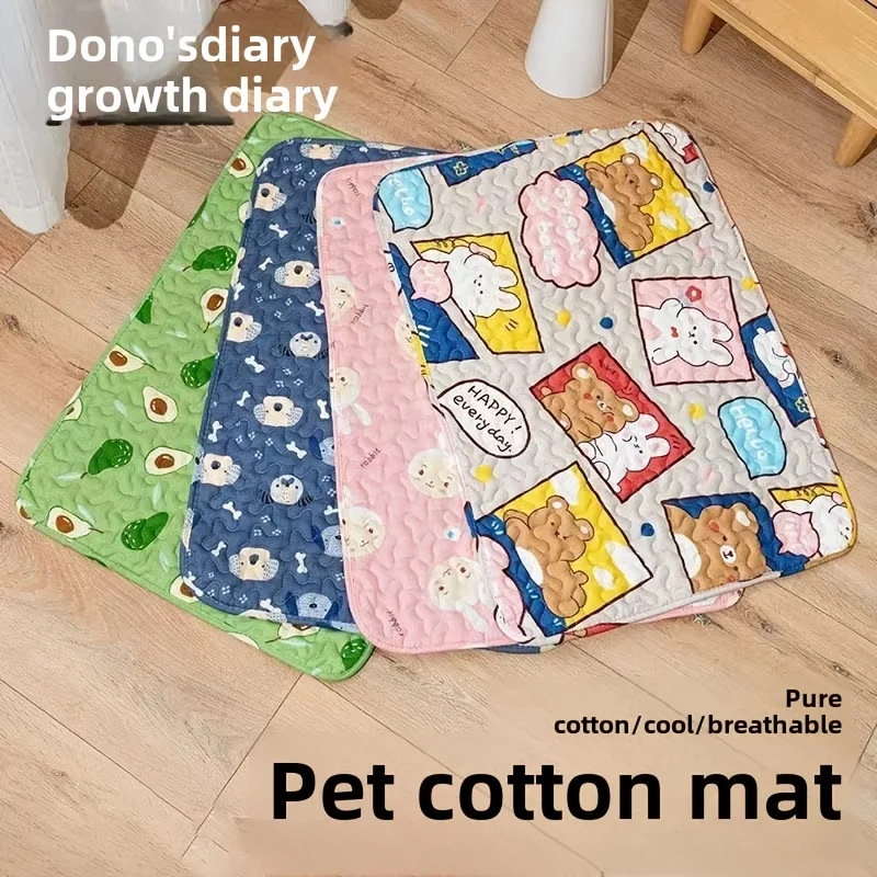 Pet Sleeping Mat Cool Comfortable Summer Suitable for Large Medium Small Cats Dogs