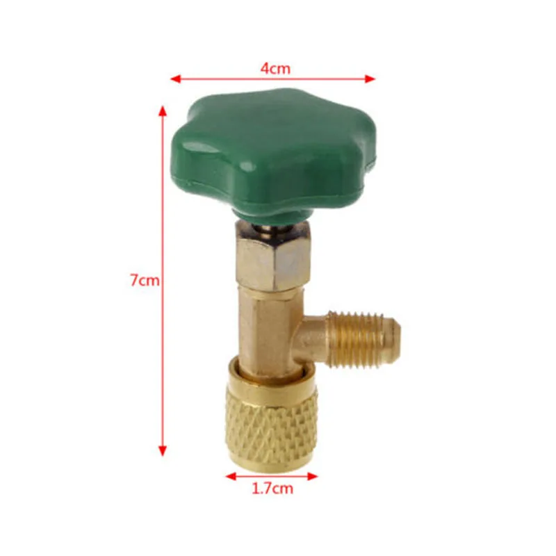 Tap Valve refrigerant bottle opener Air Conditioner Parts air conditioner parts air conditioning accessories Air Conditioning For 7/16 28unf Thread Air Conditioner Plus Safety Liquid Valve Maintenance Switch