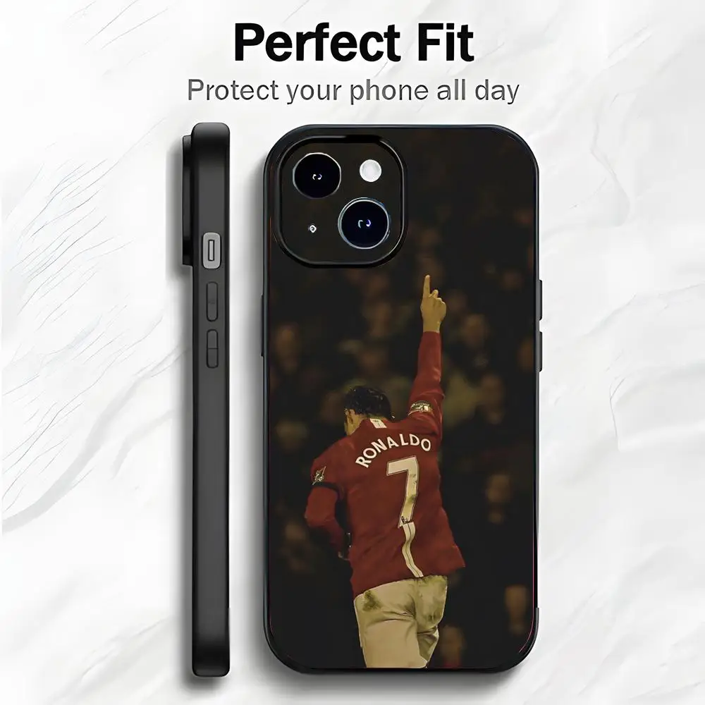 Football Star CR7 Cristiano Ronaldo Soft Phone Case - Lightweight and Durable