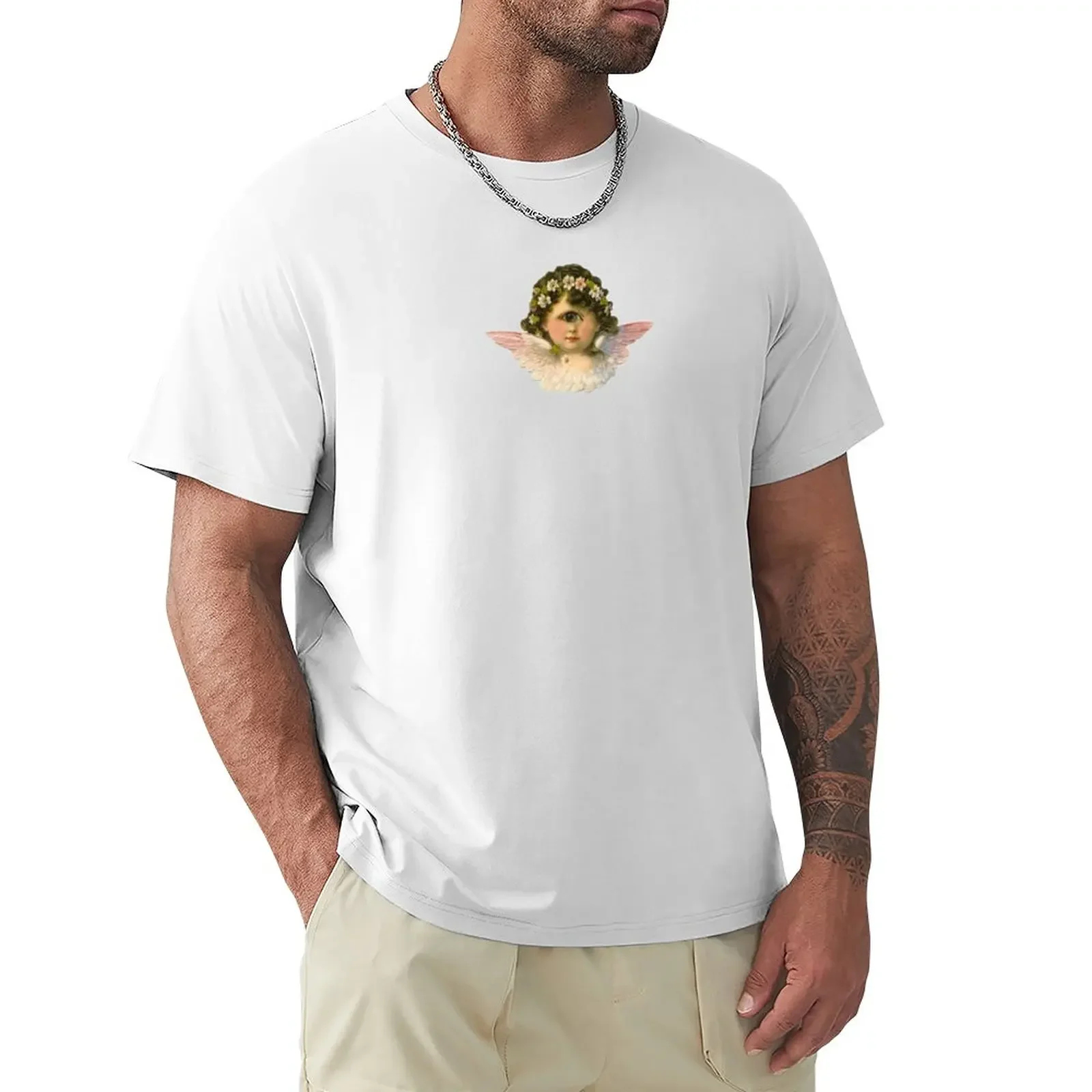 

one eye T-Shirt plain oversizeds tees mens graphic t-shirts anime