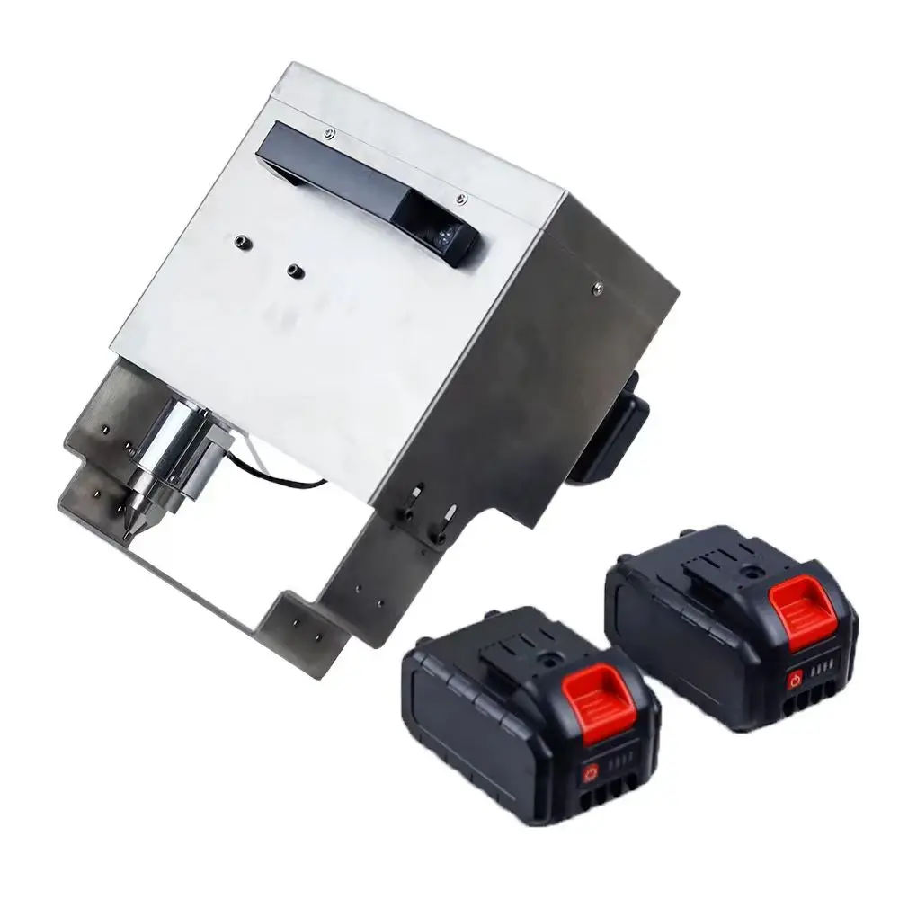 120*30mm Portable Car VIN Number Handheld dot Peen Marking Machine Metal Nameplate Engraving Battery Operated Marking Machine