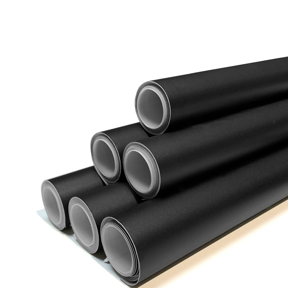 PVC Car Vinyl Wrap Matte Black Satin