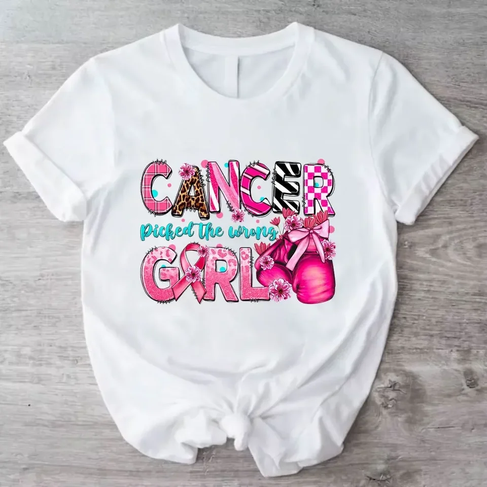 BMGRKYQX 4pcs Octobre Rose Autocollants Thermocollants,Cancer