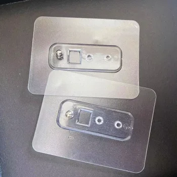 2 adesivi per viti per mensola del bagno, 4x10 mm, adesivi senza chiodi, resistenti e antitraccia, firme, adesivi per viti per rack di grandi dimensioni autoadesivi 1