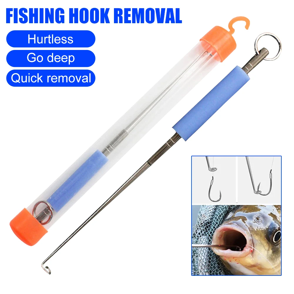 Fishing Hook Remover Stainless Steel Fishhook Dehooker Quick