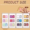6 Colors Metallic Watercolor Glitter Solid Pigment,Professional Flash Golden Slivery Starry Iridescent Paints for Adults,Artists 6