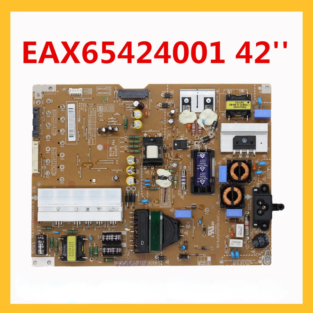 

EAX65424001 (2,7) телефон 42 ''TV Card оригинальная плата питания EAX65424001 55-дюймовый Профессиональный TV запчасти источник питания