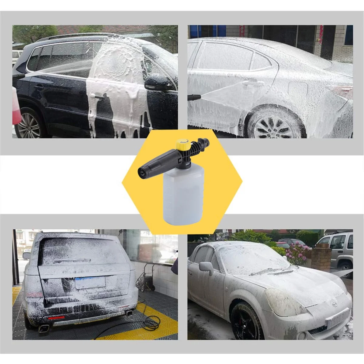 New For Karcher K Series Adjustable Snow Cannon Foam Lance Kit K2/K3/K4/K5/K6/K7 Pressure Washer Watering Can