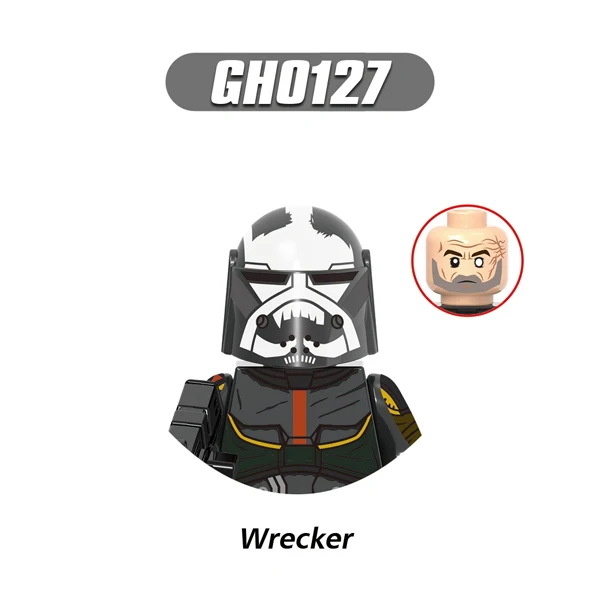 G0117 Clone Trooper Hunter Wrecker Building Blocks Wilco Trooper Figurine Cody Thorn Bricks Commander Bly Fox Figure Toys