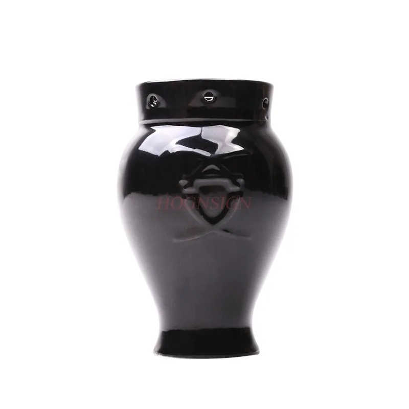 Small moxibustion pot ceramic face peach blossom moxibustion eye lymph ear box face beauty salon instrument