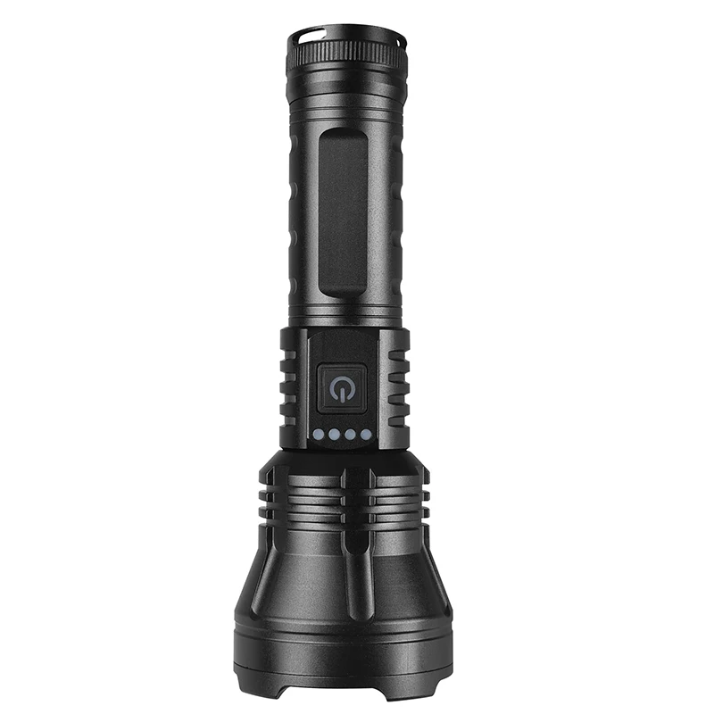 오리지널 LiitoKala LF-903 화이트 레이저 손전등 1800LM 줌이 가능한 전술 토치 야외 캠핑 비상 휴대용 플래시 라이트