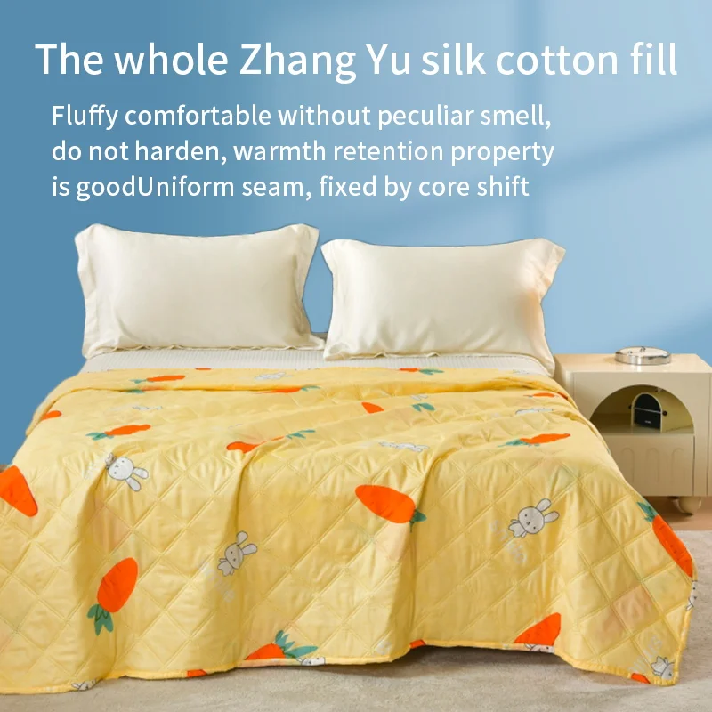 Cotton Soybean Quilt Printed Summer Quilt