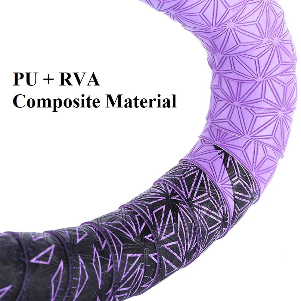 1 Pair Anti-Slip Road Bike Handlebar Tape w/ Bar End Plugs Shock Absorbing Sweat Handle Bar Belt Bicycle Rod Pole Strap Bartape bike handlebar tape,bicycle handlebar strap