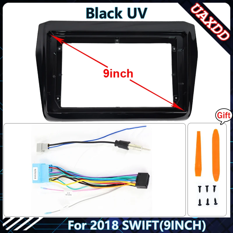 2Din Car Radio Stereo Fascia Frame CD Panel Trim ABS Replacement For - View #2