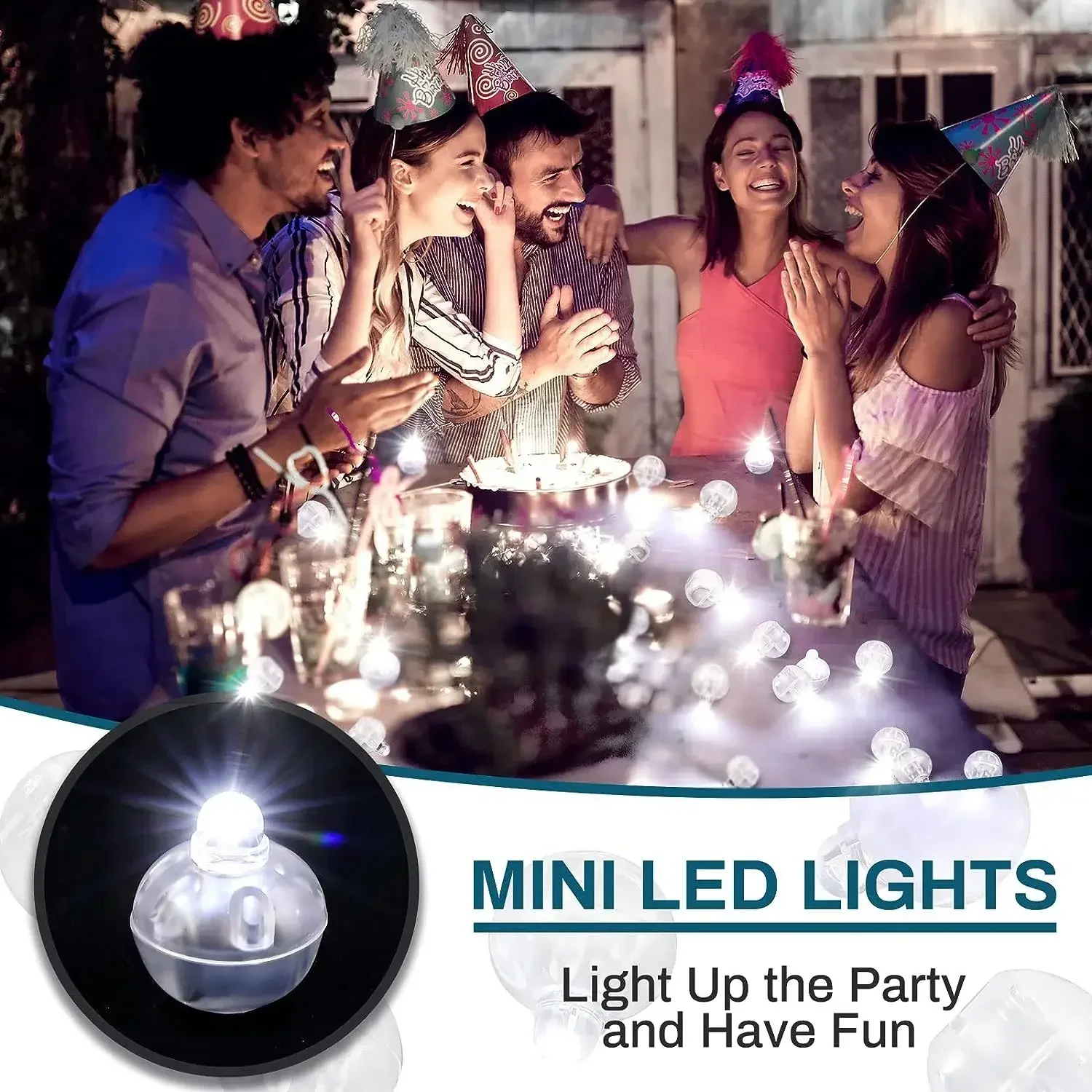 10/50pcs Mini Round Balloon Light Tumbler Ball RGB LED Flash 6 Colors Lamps Lantern for Christmas Wedding Party Birthday Decor