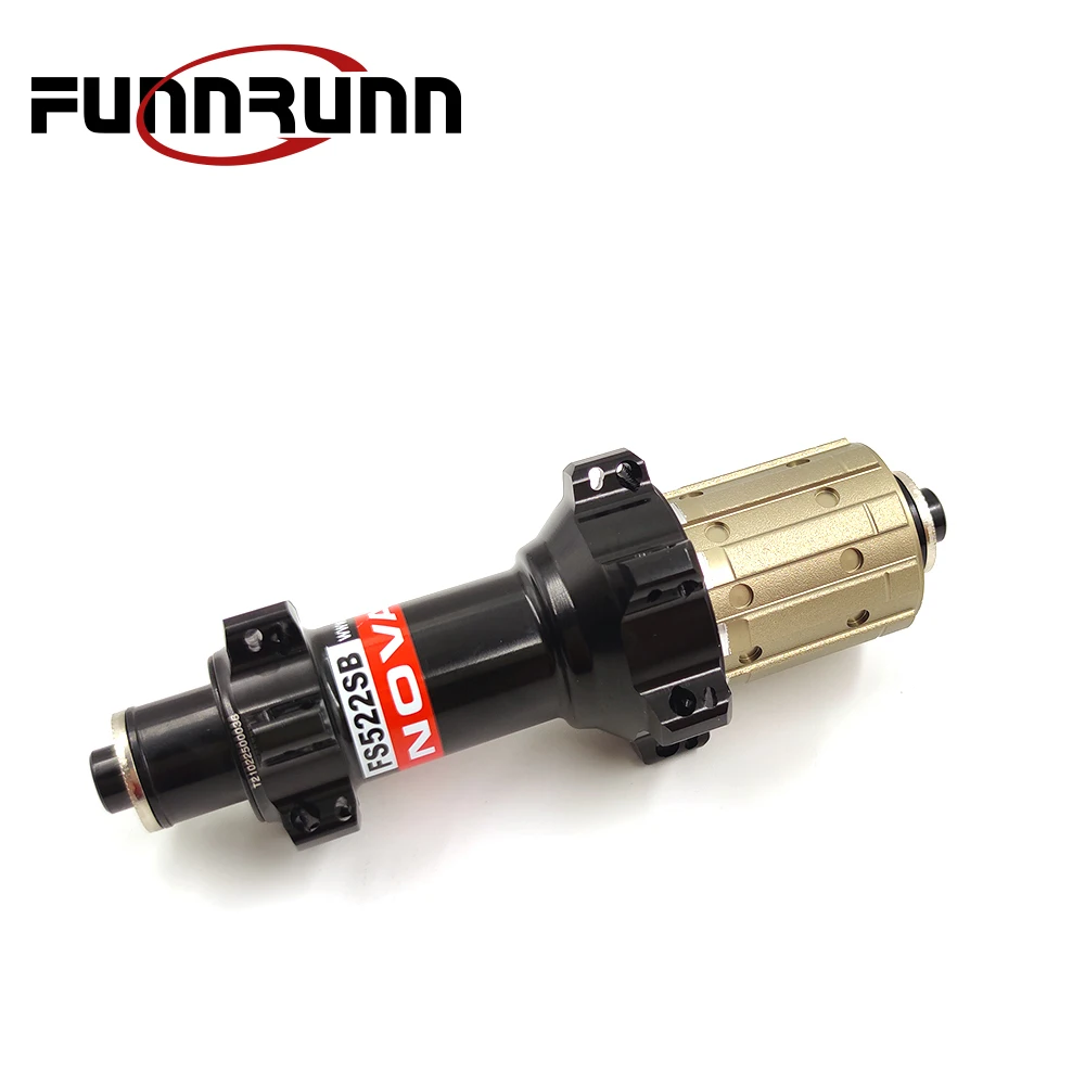 

Road Bike Rear Hub Novatec FS522SB QRx130mm Straight Pull 24H V Brake Black Aluminum Alloy Bicycle Rim Freehub HG CAMP XDR