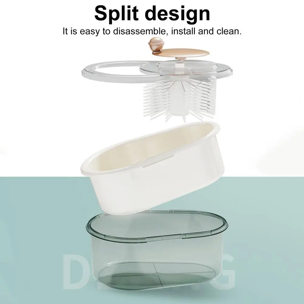 Fruit Runner Efficient Fruit Vegetable Washer with Capacity Spinner Bowl Detachable Brush Drain Basket for Easy Fruit Cleaner 5