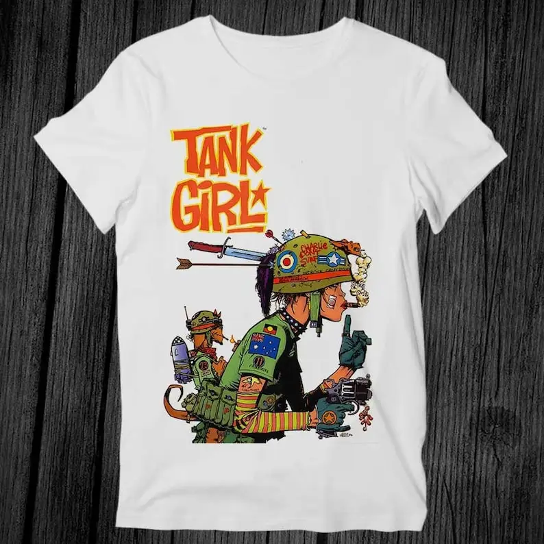 

Tank Girl Charlie Don't Surf T Shirt Unisex Adult Mens Womens Gift Cool Music Fashion Top Vintage Retro Tee G259