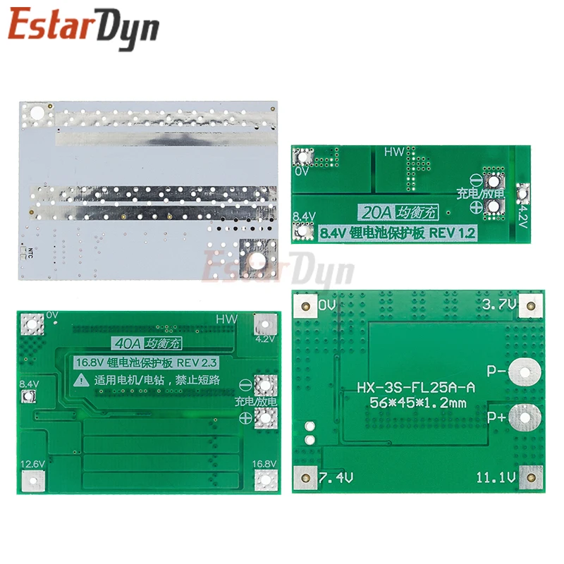 High-Performance Lithium Battery Charger Protection Board with Balancing for Power Tools