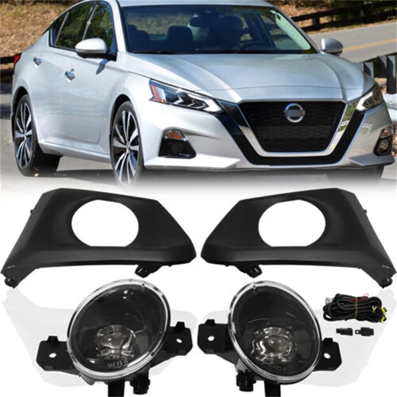 

1 Pair Fits For 2019-2020 Nissan Altima DRL LED Fog Lights Turn Signal Lamps RH and LH