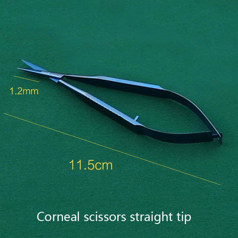 Castroviejo Corneal scissors Capsule membrane scissors Titanium/stainles steel Micro ophthalmic instruments 1pcs cornea scissors,ophthalmic tool,surgical instruments