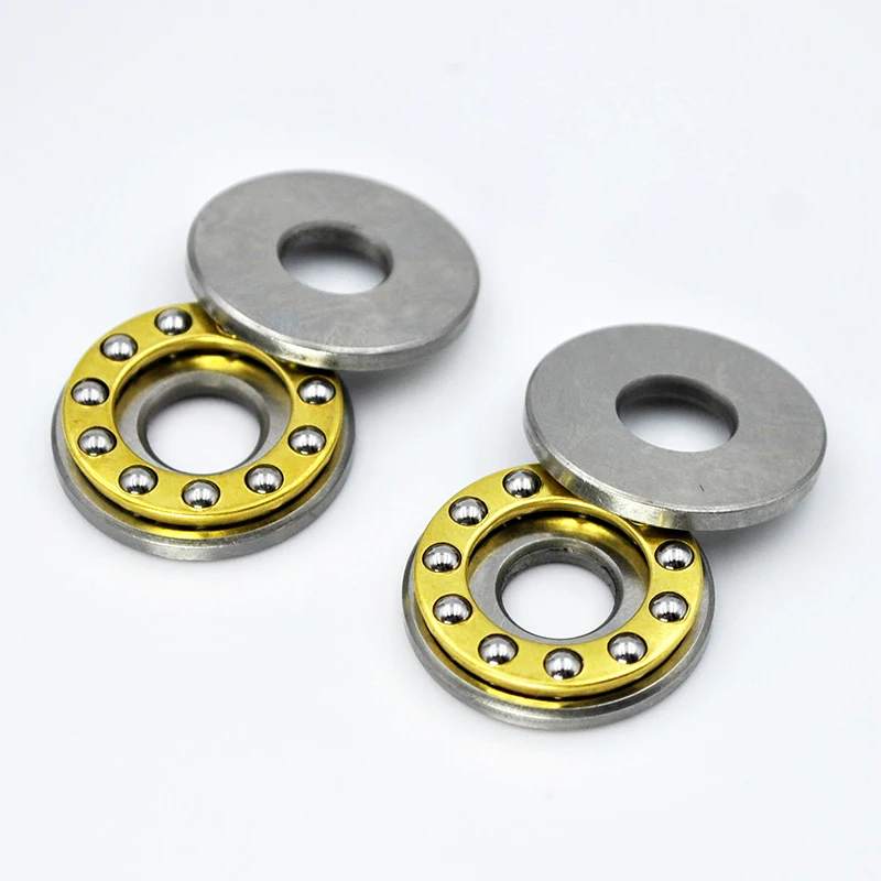 4x Axial-Kugellager F8-22M – 8x22x7 Mm, Miniatur-Drucklager Aus Lagerstahl, Für Zählmaschinen & Rohre