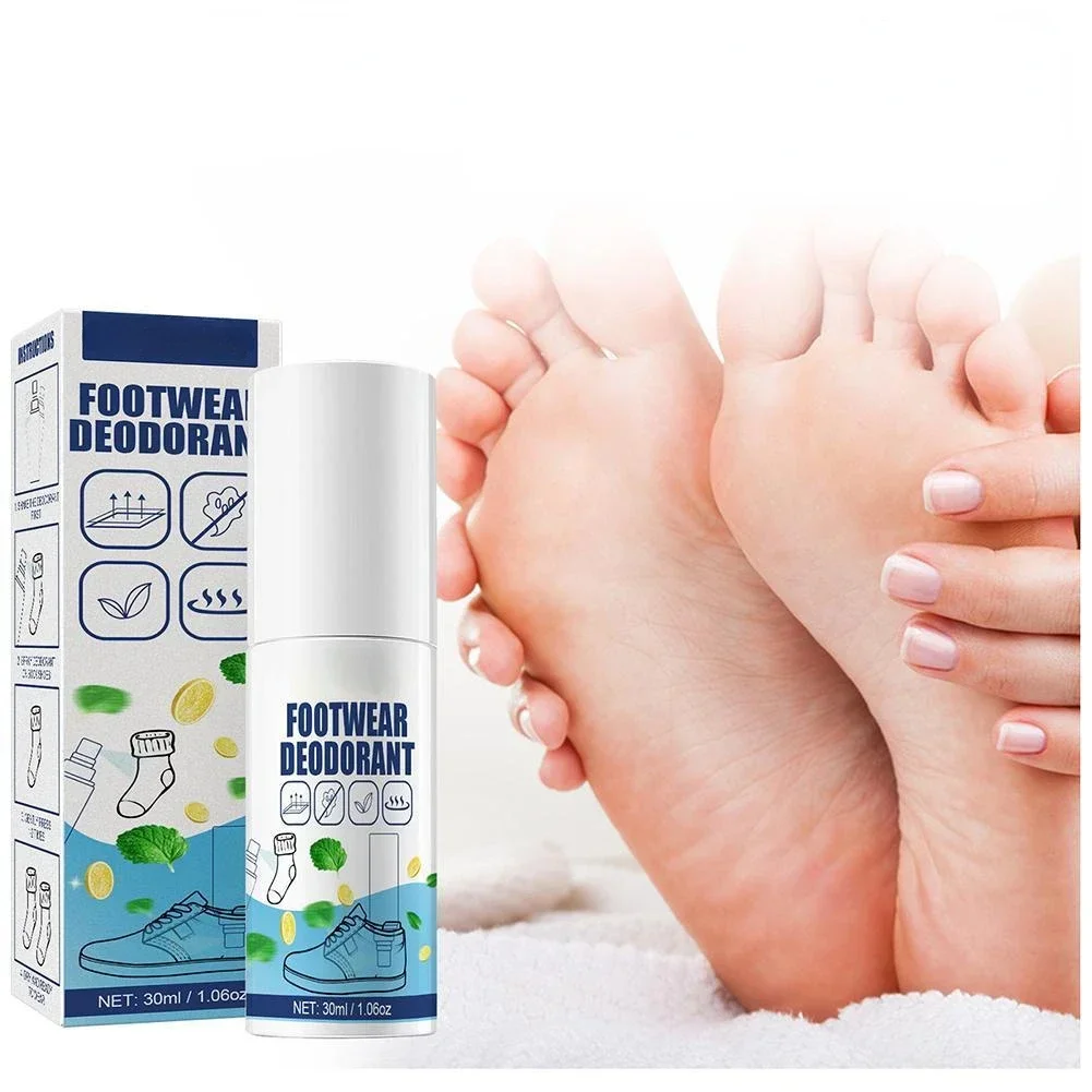 Anti-fungal Foot Spray Shoe Sterilization Deodorant Spray Shoe Odor Nemesis Odor Removal Artifact Herbal Perfume Foot 30ml