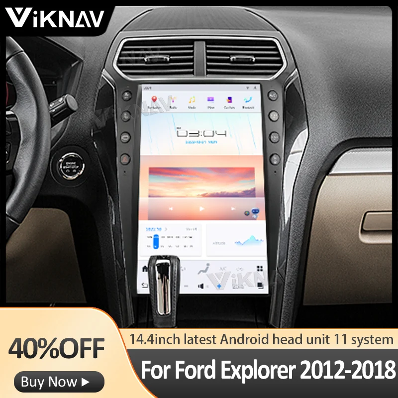 

Android11 head unit Car Radio For Ford Explorer 2011-2019 Wireless Carplay Multimedia Stereo GPS Navigation Player