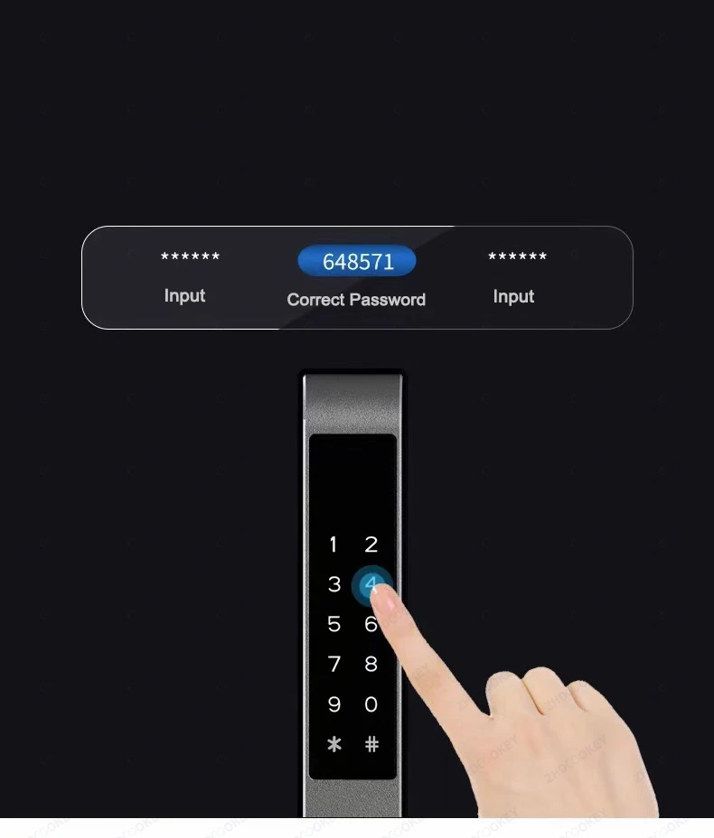 Waterproof TTLock Smart Lock APP Control Fingerprint Password RFID Card Keypad W