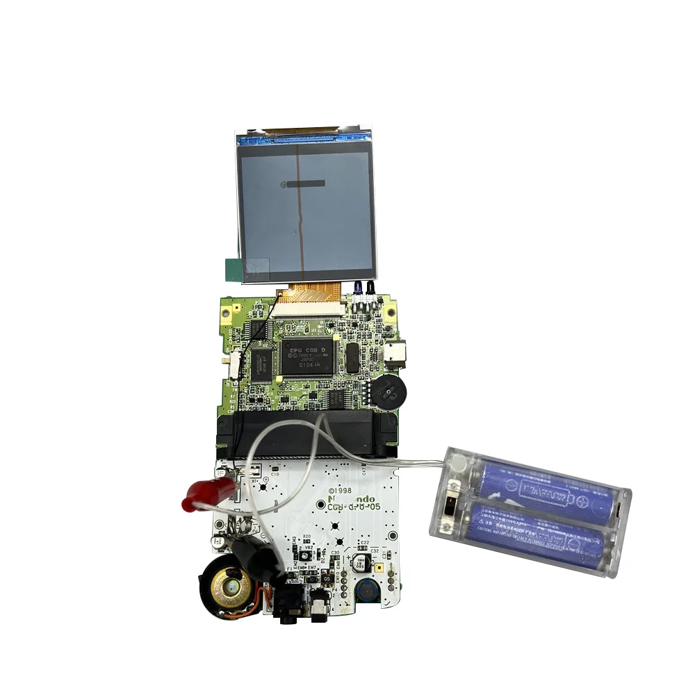 2.45 Inch Backlight Display IPS LCD Screen Kits lcd screen replacement with High Clear IPS Housing for GameBoy Color GBC with Shell Accessories Sets