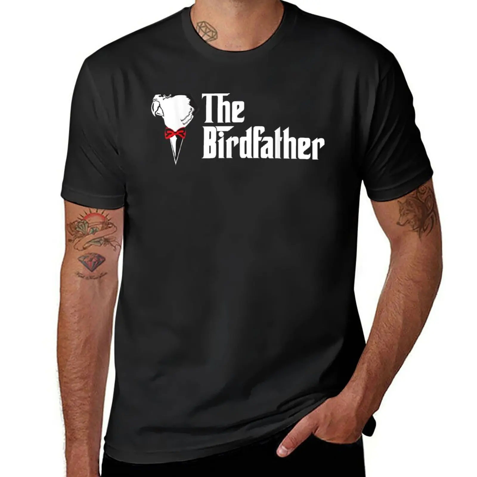 

New The Birdfather Funny Bird'S Dad Lover T-Shirt aesthetic clothes plain t-shirt fitted t shirts for men