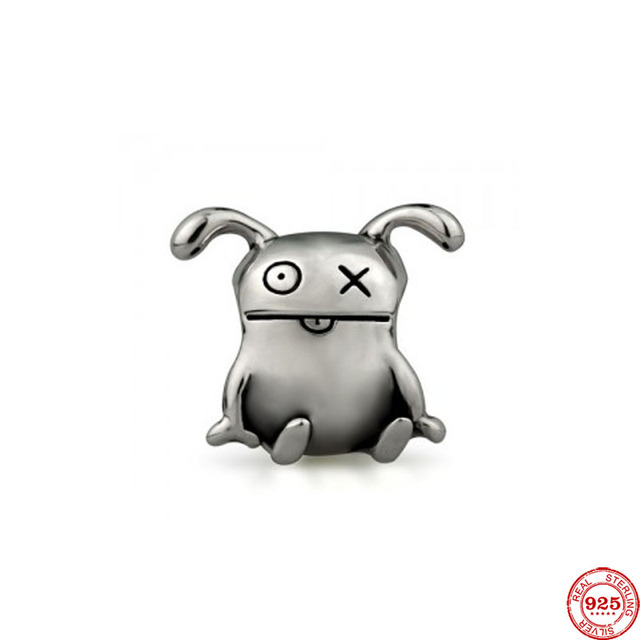 Theo Bear Pig Animal Kingdom Cat Dog Unicorn Bead Fit Original Pandora Charms Silver 925 Bracelet For Women Fashion Jewelry