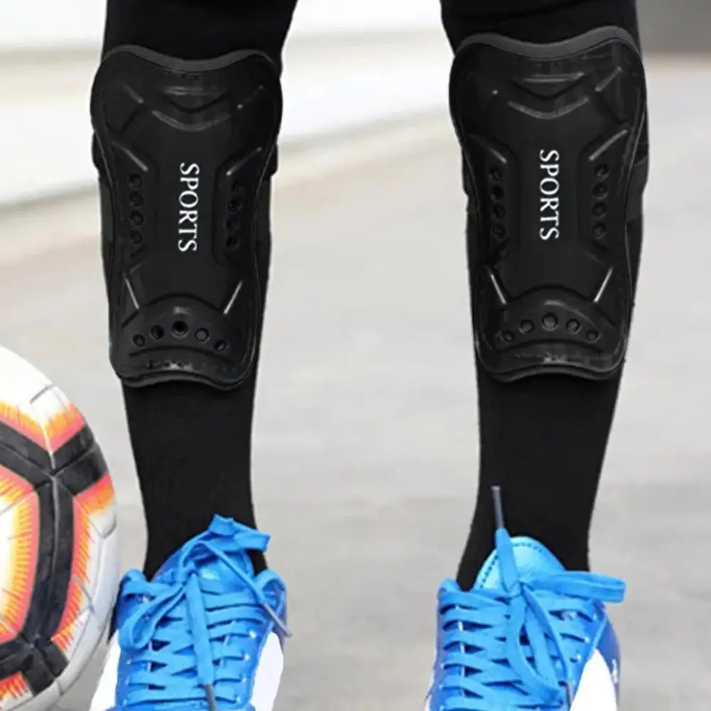 New Football Shin Guards ABS Material Leg Protector Kids Adults Pads Support Exercise Knee Shin Soccer Football Equipm G6G9