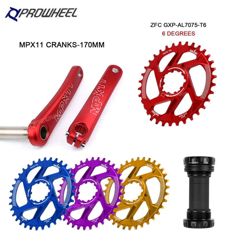 Mountain Bicycle Crankset Sprocket 170 Crank 32/34/36/38T Sprockets