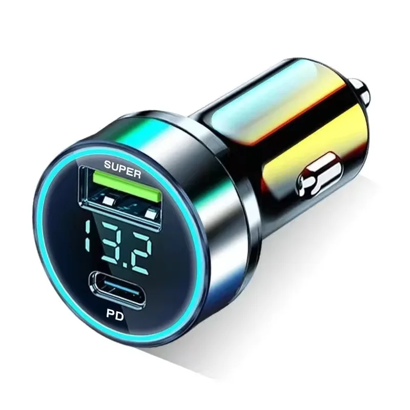 2025 200W Fast Charging IPhone QC3.0 Mini PD USB Type C Car Mobile Phone Charger For Xiaomi Samsung Huawei_voghion.com