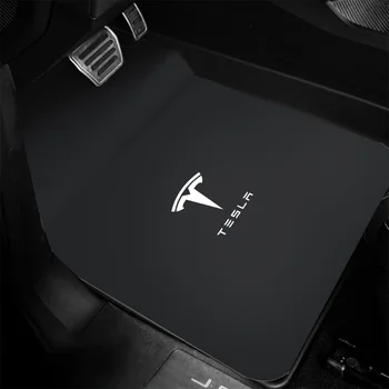 Tappetini Anteriori e Posteriori per Auto, Tappeto Interno Antiscivolo, Protezione per Tesla Model 3, Model S, Model X, Model Y, Cybertruck, Roadster