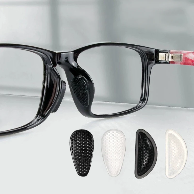 10Pcs Soft Silicone Glasses Nose Pads Eyeglasses Sunglasses Nose Pads Reading Glasses Accessories
