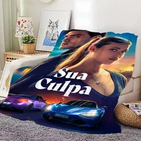 comfort warm soft plush blanket suitable Fault for c-Culpa sofa living tuya room office bedroom Your film travel Flannel gift 2