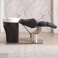 Fauteuil de Barbier Électrique Réglable avec Lavabo Intégré pour Salon de Coiffure 2026 - Fauteuil de Barbier Confortable avec Fonction Intégrée 4