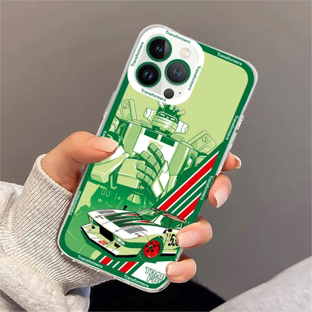 thumbnail image 1 of Funda de teléfono TRANSFORMERS para iPhone 11, 12 Mini, 13, 14 Pro Max, carcasa transparente, 1 of 5